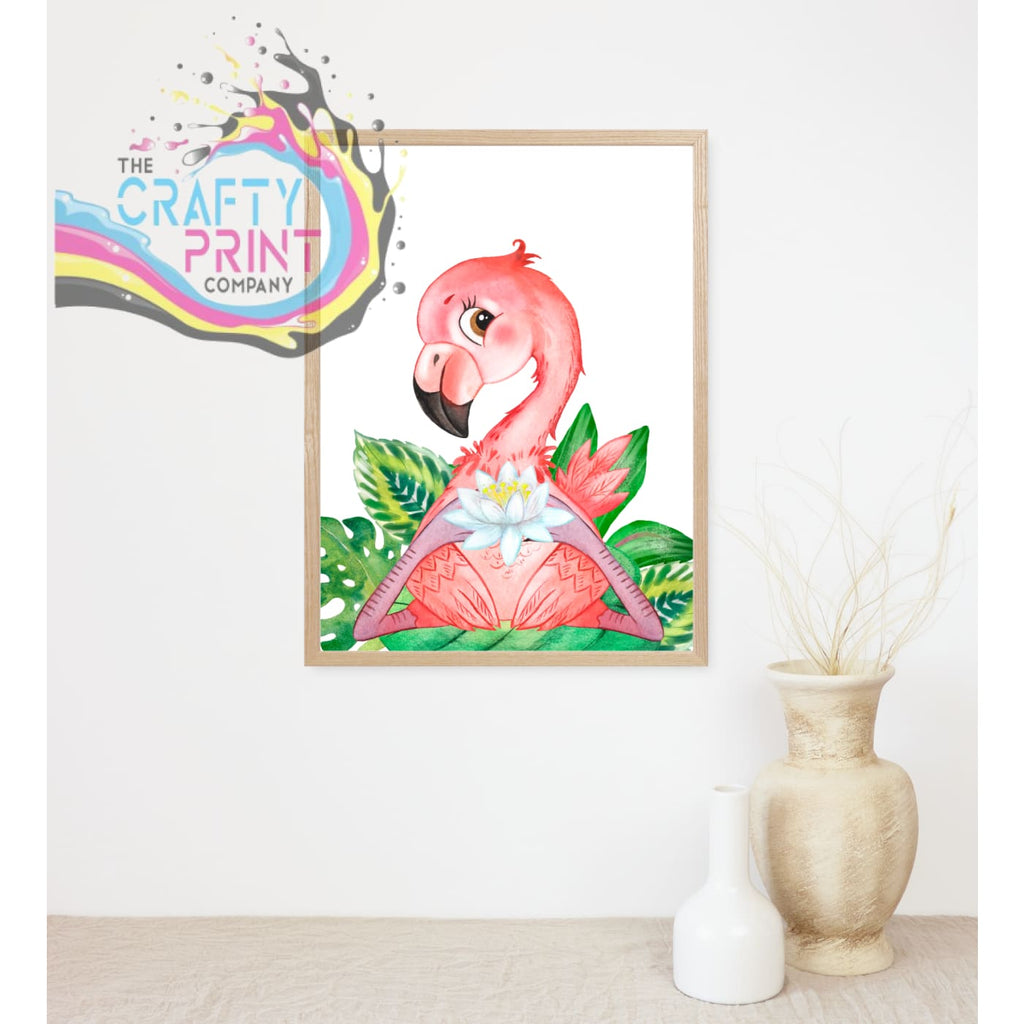 Flamingo Baby Animal Print - Posters Prints & Visual Artwork
