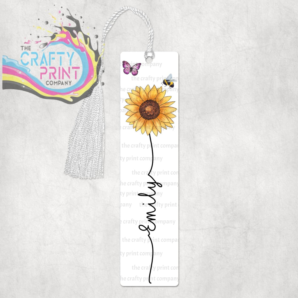 Flower Personalised Bookmark - Bookmarks