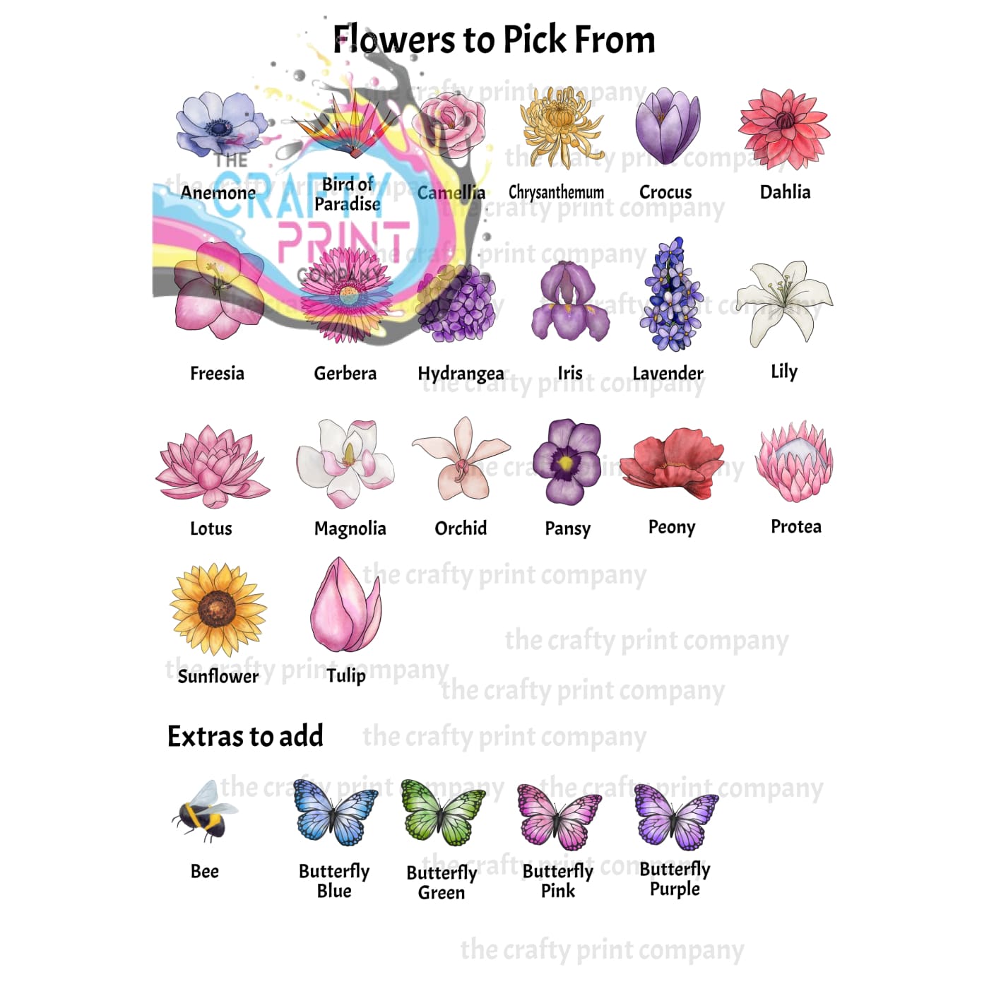 Flower Personalised Bookmark - Bookmarks