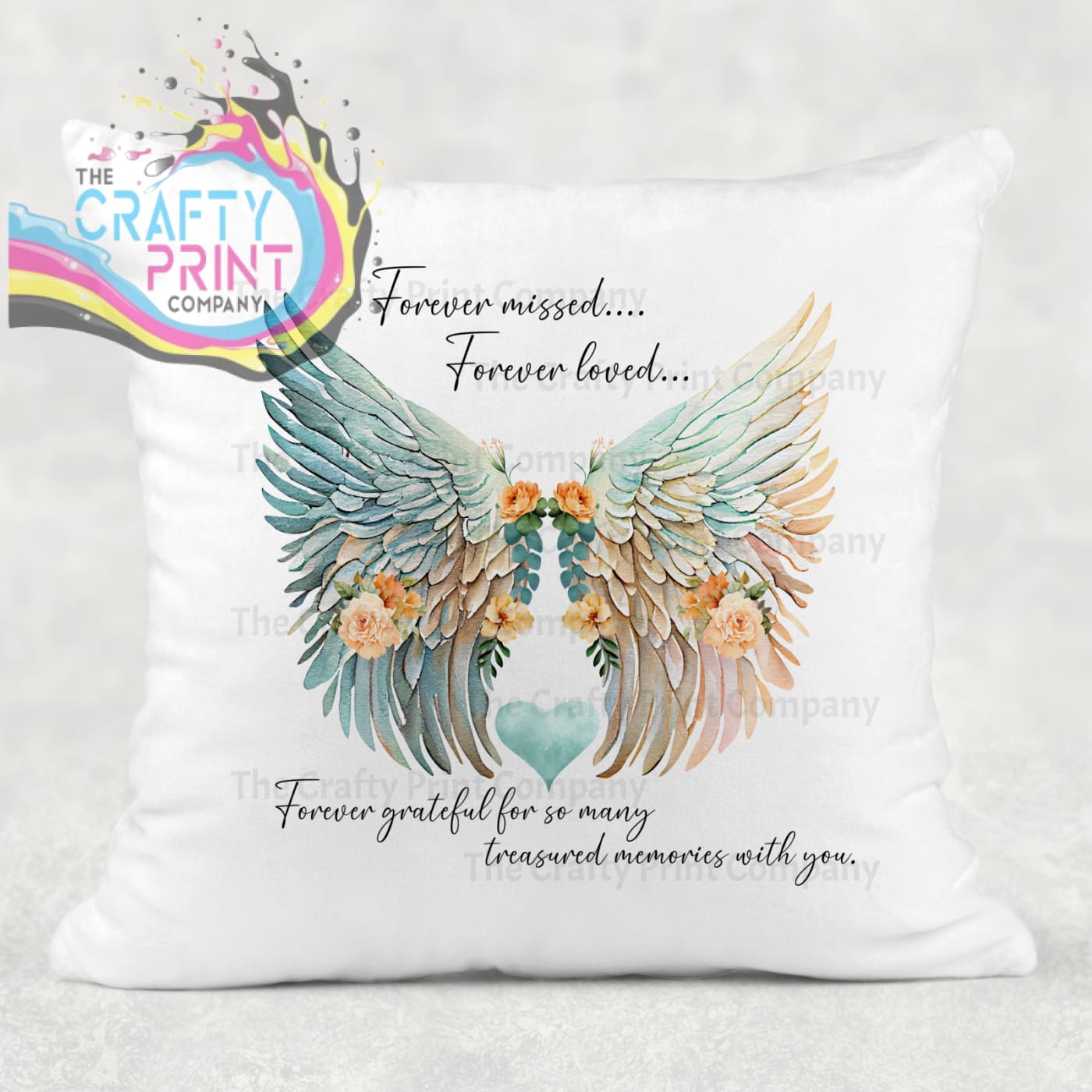 Forever Missed Loved Memorial Cushion - Chair & Sofa