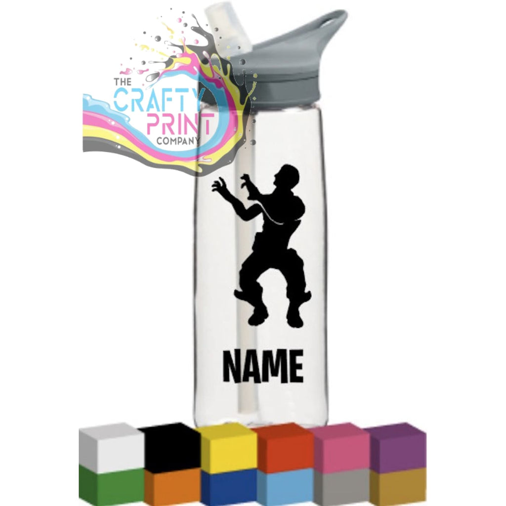 Fortnite Bottle Vinyl Decal - Black / Reanimated -