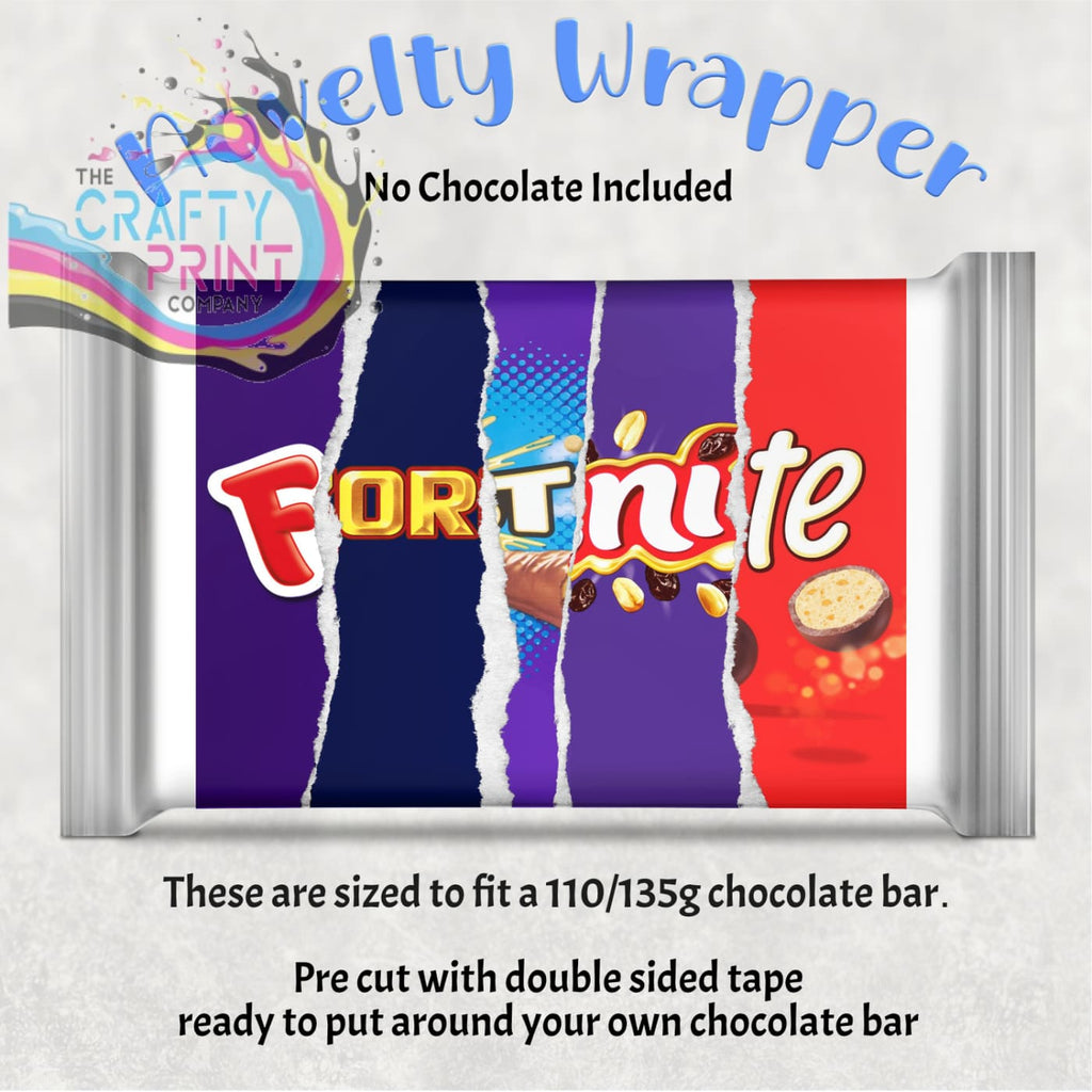 Fortnite Chocolate Bar Wrapper - Wrapping Paper