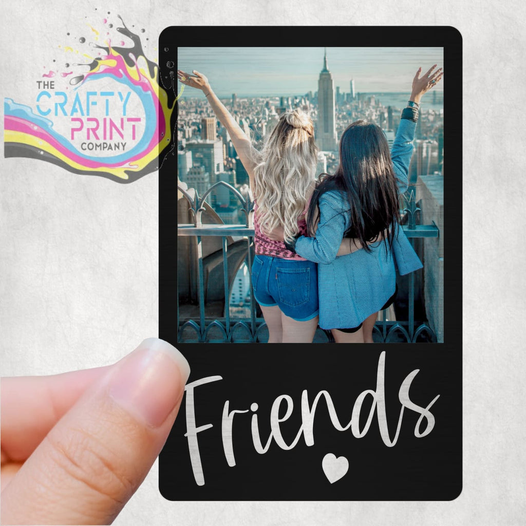 Friends Photo Personalised Card for Purse or Wallet
