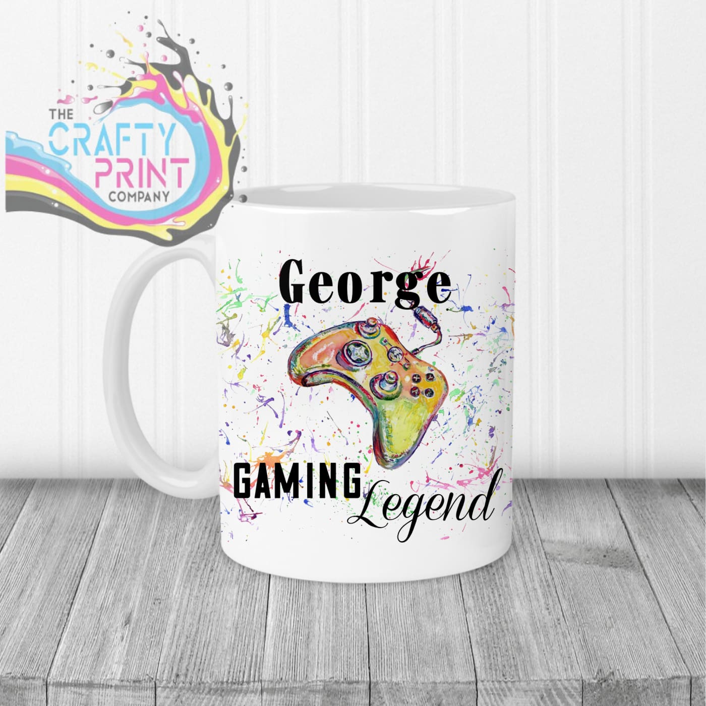 Gaming Legend Xbox Personalised Mug - White Handle & Inner