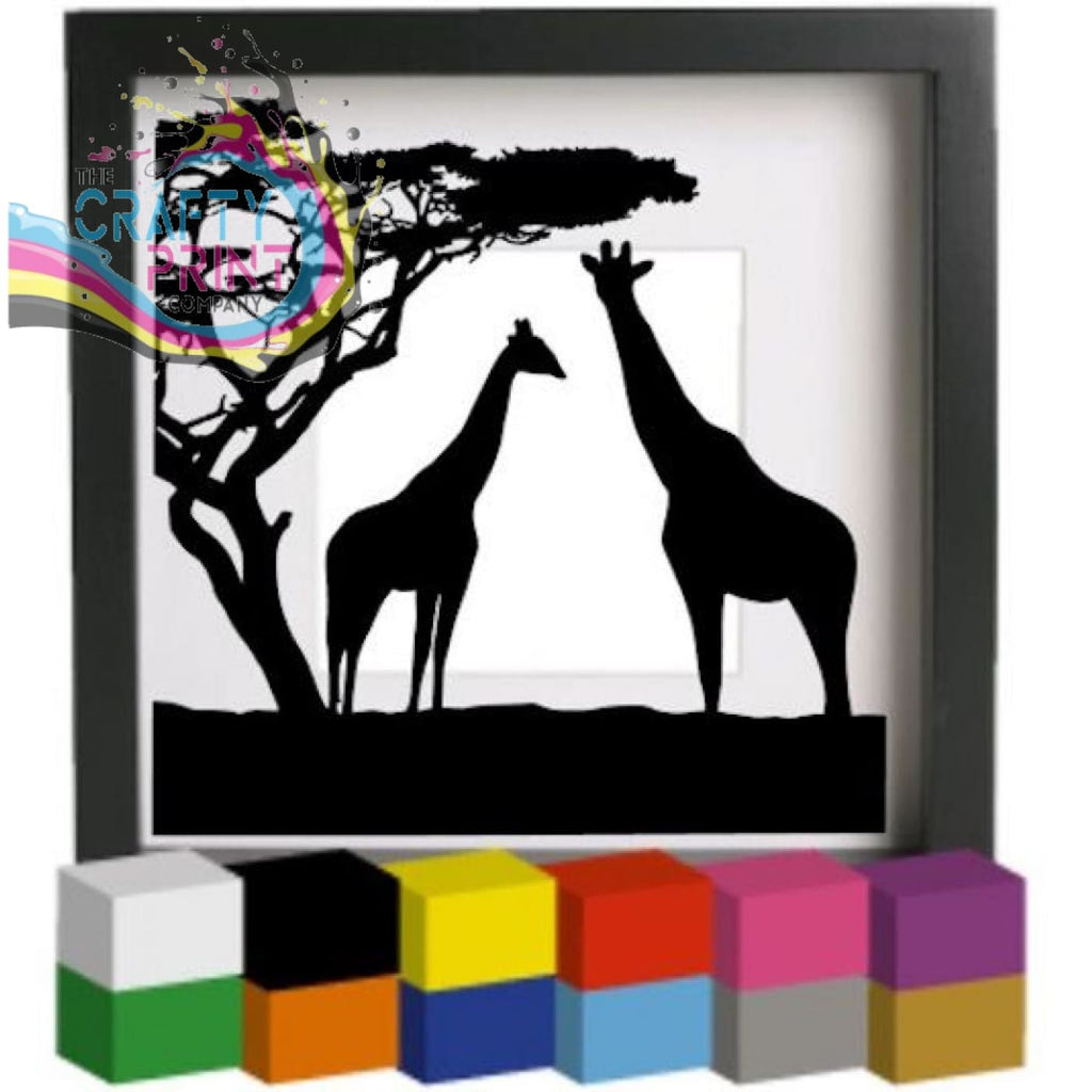 Giraffes Vinyl Decal Sticker - Decorative Stickers