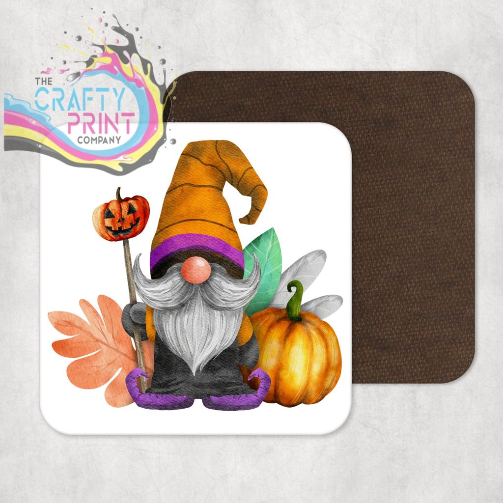 Gnome Pumpkin Halloween Coaster - Coasters