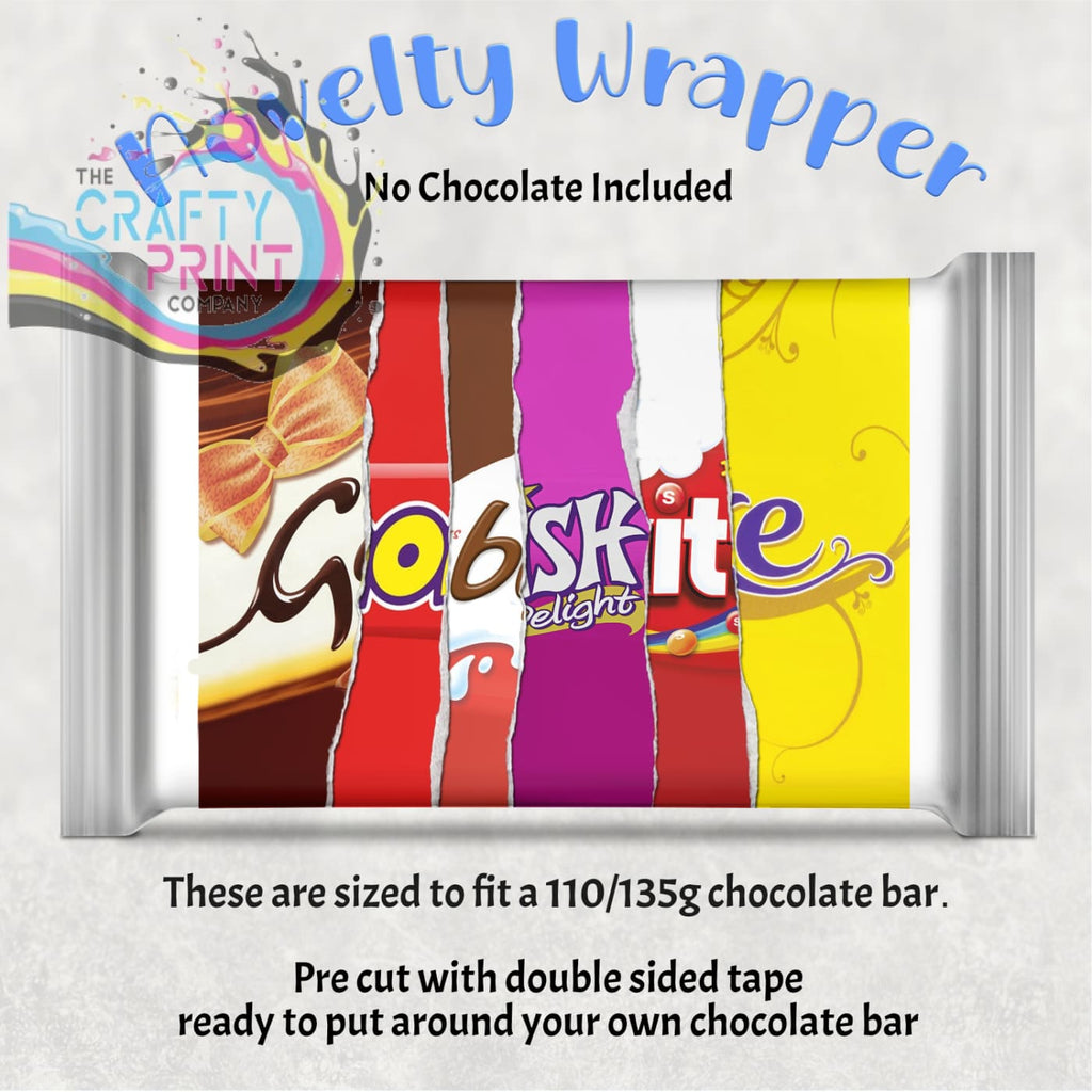 Gobshite Chocolate Bar Wrapper - Gift Wrapping