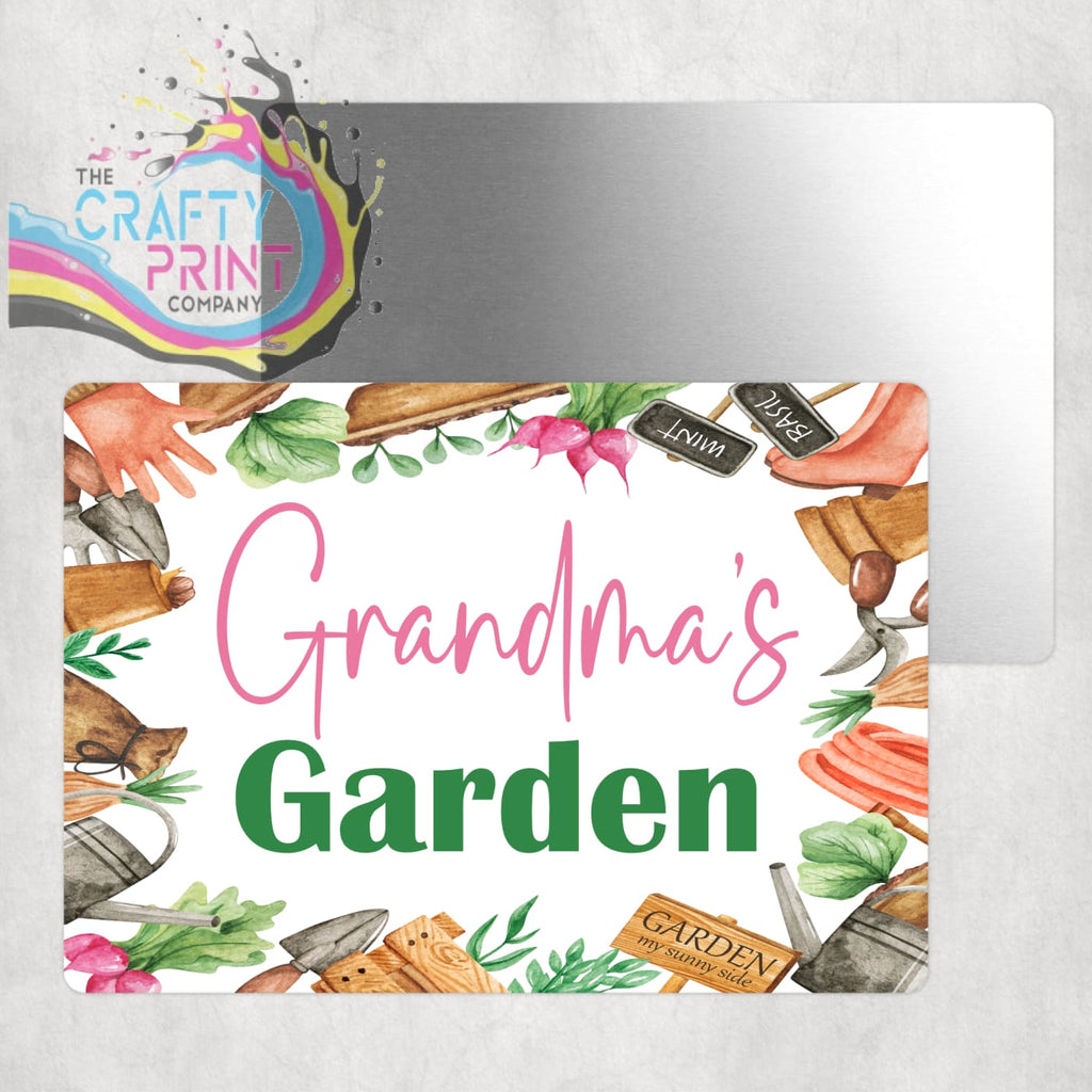 Grandma’s Garden Aluminium Sign - Signage