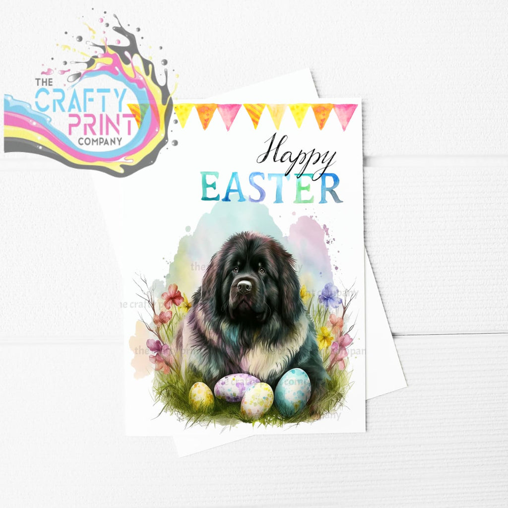 Happy Easter Newfoundland A5 Card - Greeting & Note Cards