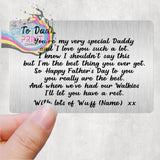 Happy Father’s Day From the Dog Personalised Card