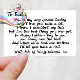 Happy Father’s Day From the Dog Personalised Card