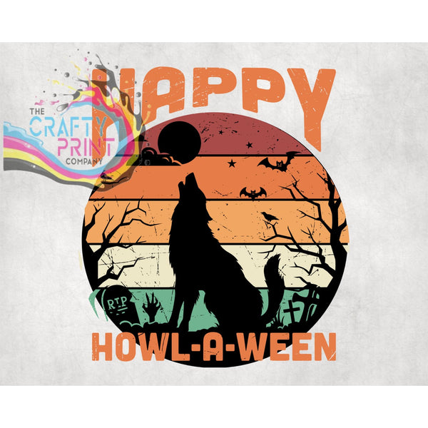 Happy Howl A Ween T-shirt - Shirts & Tops