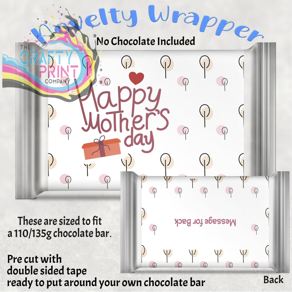 Happy Mother’s Day Chocolate Bar Wrapper - Wrapping Paper