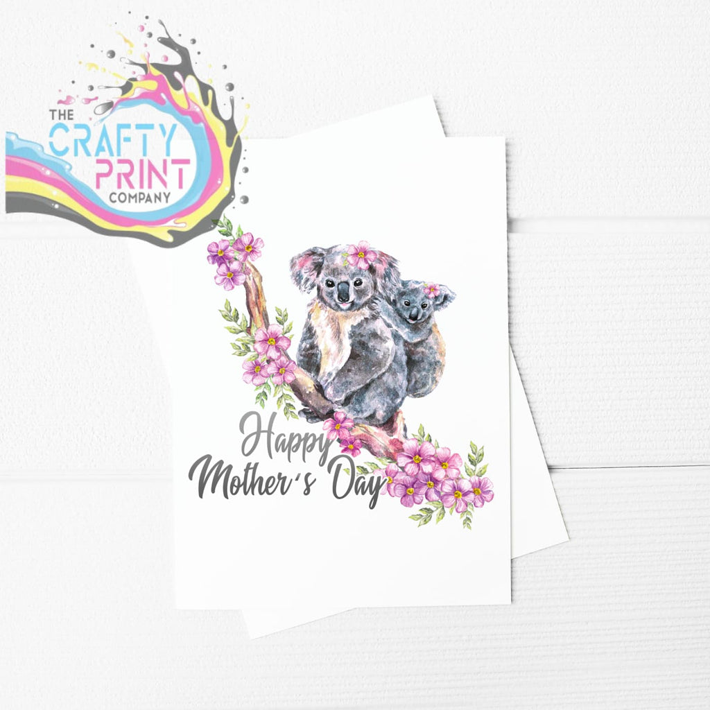 Happy Mother’s Day Koala A5 Card & Envelope - Greeting Note