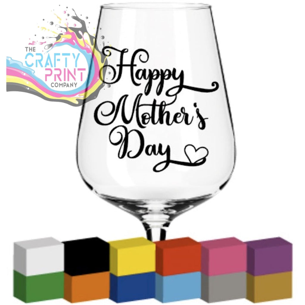 Happy Mother’s Day V2 Glass / Mug Cup Decal Sticker