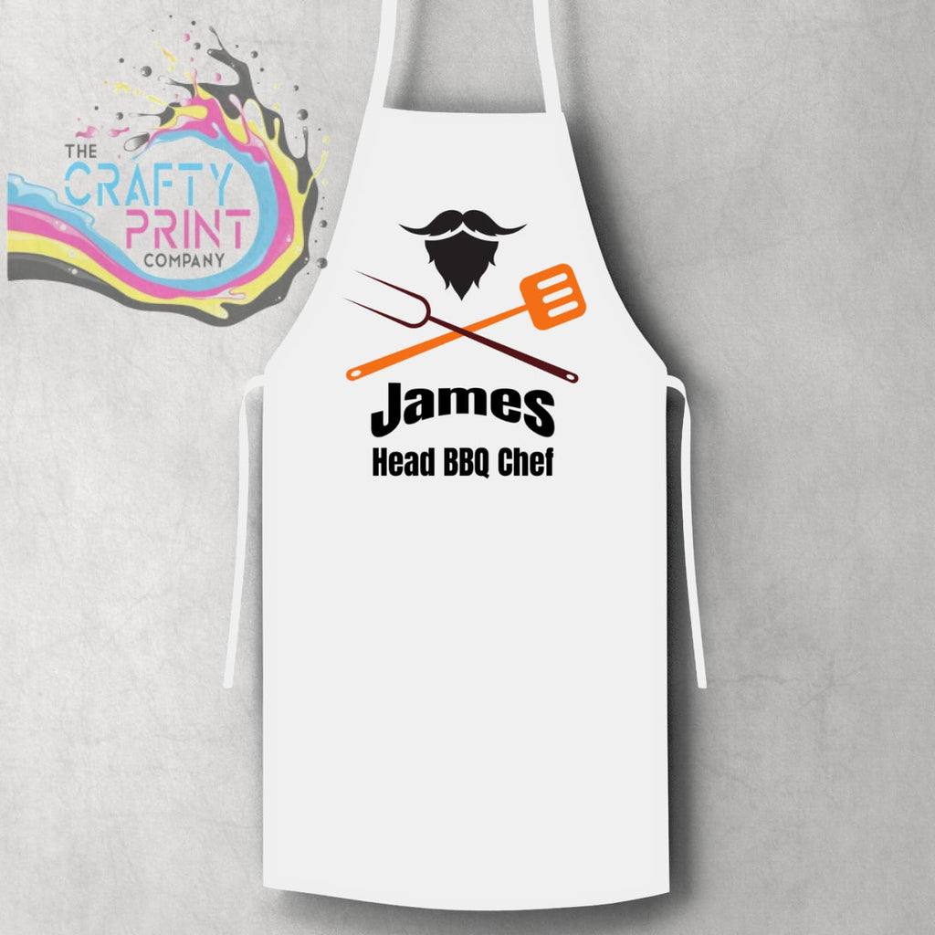 Head BBQ Chef Personalised Apron - Aprons