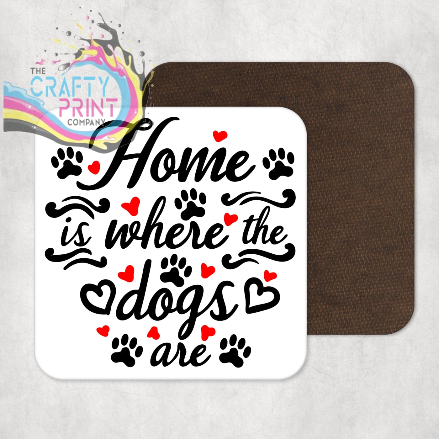 Home is where the Dogs are Coaster - Coasters