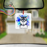 Husky Paint Splatter Car Air Freshener - Vehicle Fresheners