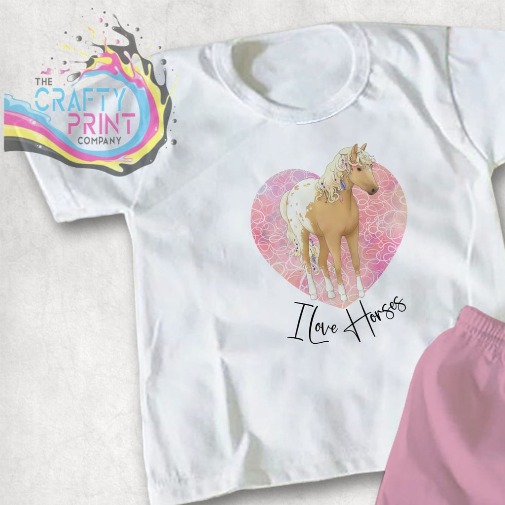 I love Horses Children’s T-shirt - Appaloosa Shirts & Tops