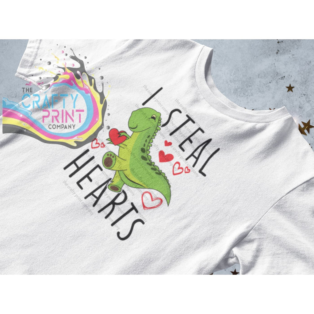 I steal Hearts Dinosaur Children’s T-shirt - Shirts & Tops