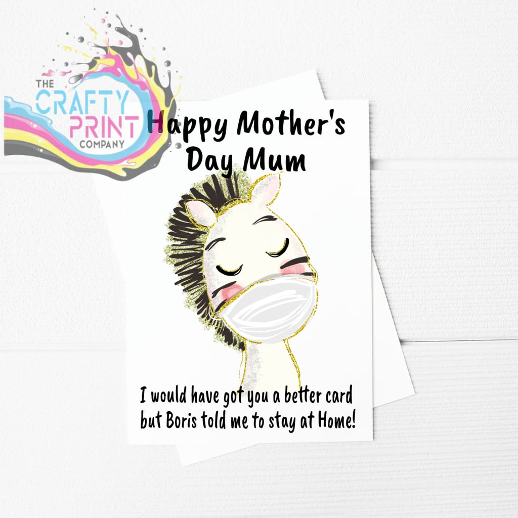 I would have got you a better card Zebra Funny Mothers Day