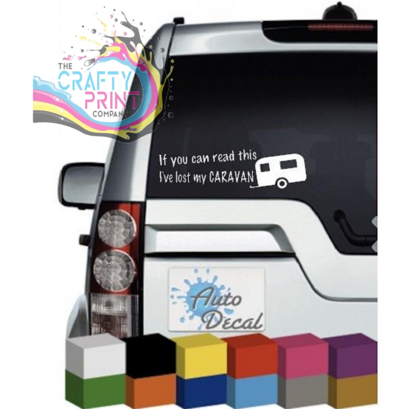If you can read this I’ve lost my Caravan Novelty Car
