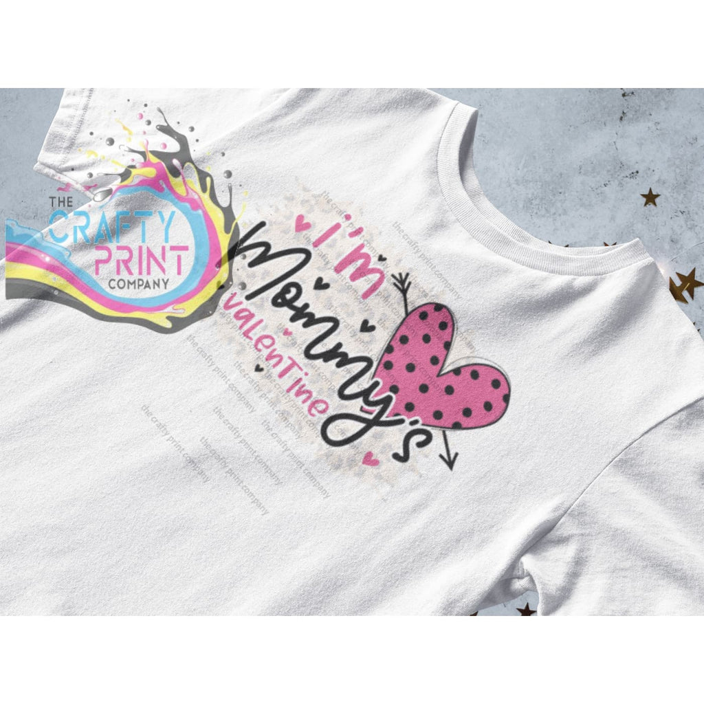 I’m Mommy’s Valentine Spotty Heart Children’s T-shirt -