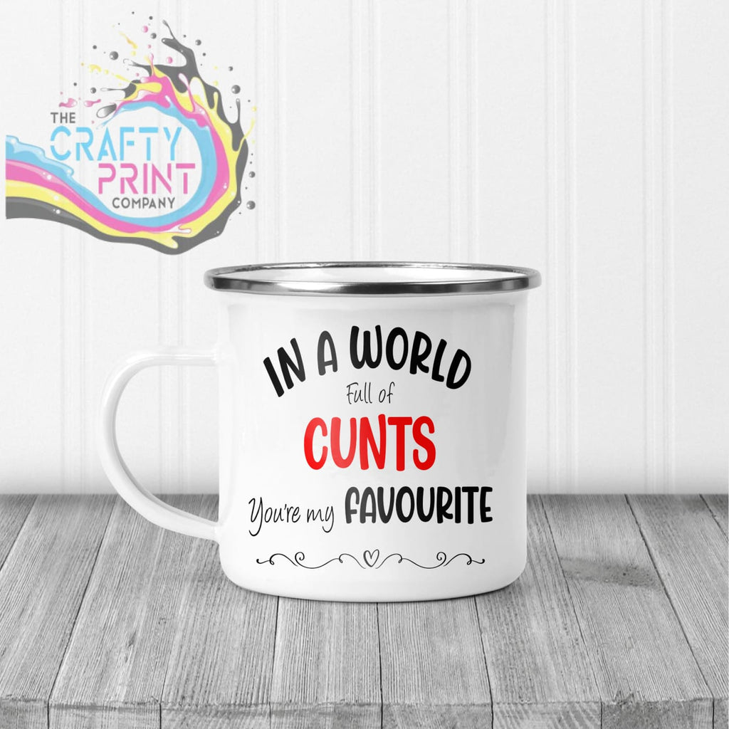 In a world full of ***** Mug - Enamel - Mugs