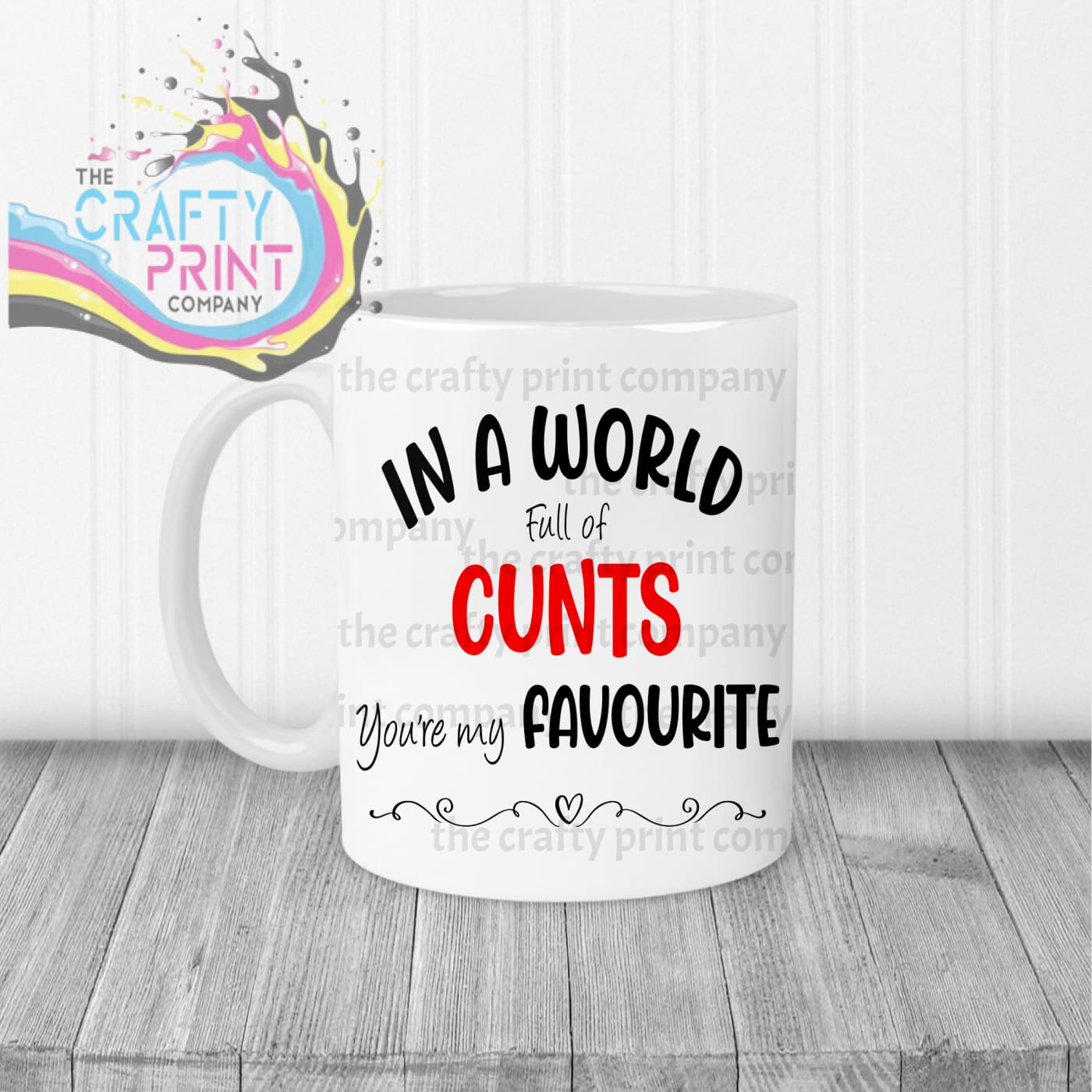 In a world full of ***** Mug - White Handle & Inner - Mugs