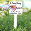 In Loving Memory Robin V2 Personalised Memorial Grave