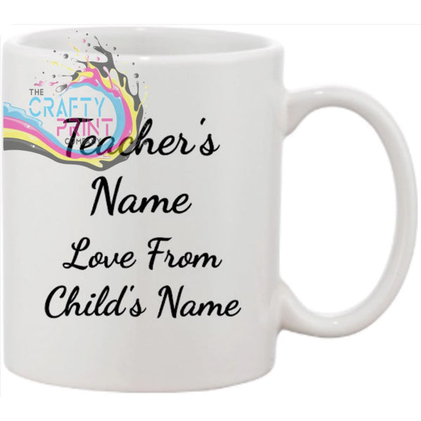 It takes a Big Heart to shape little minds Personalised Mug