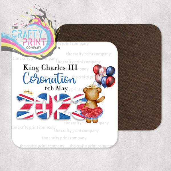 King Charles III Coronation 2023 Balloon Coaster - Girl