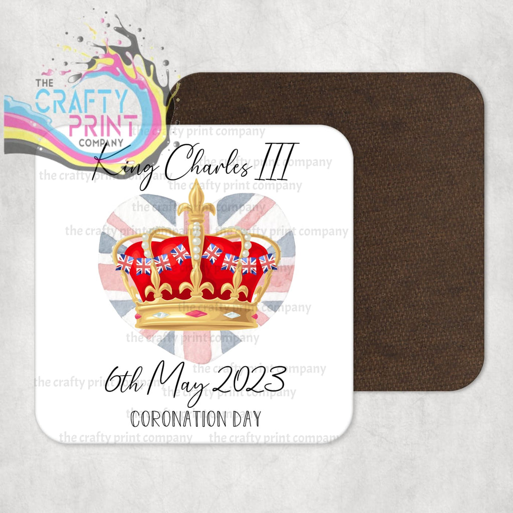 King Charles III Coronation 2023 Crown Coaster - Coasters