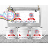 King Charles III Coronation Logo Scroll Mug - Enamel