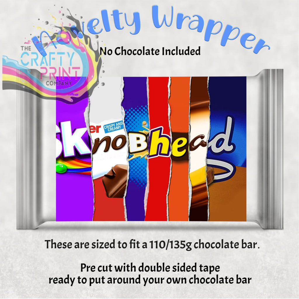 Knobhead Chocolate Bar Wrapper - Gift Wrapping