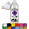 Lest we forget Purple Poppy V2 Bottle Vinyl Decal
