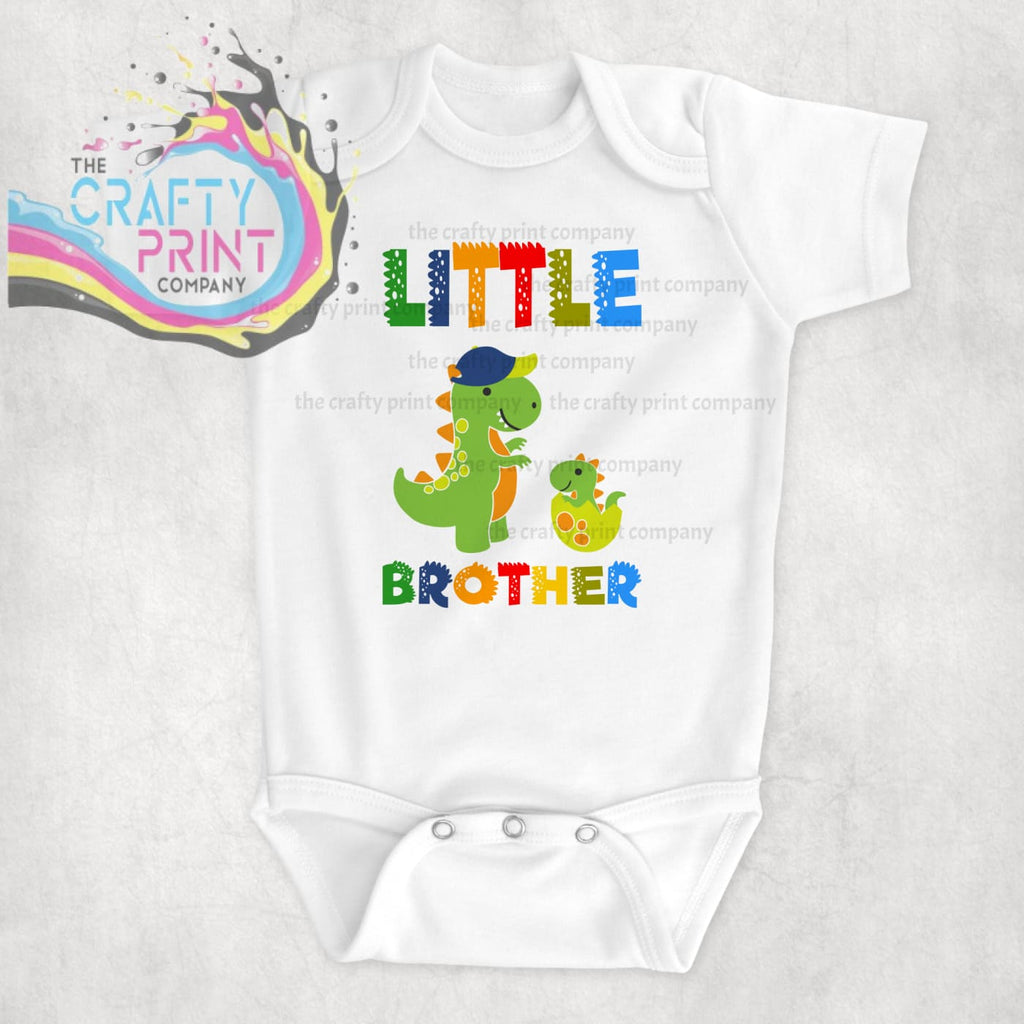 Little Brother Dinosaur Baby Vest - One-Pieces