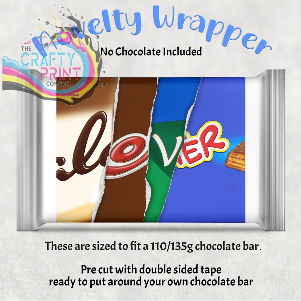 Lover Chocolate Bar Wrapper - Gift Wrapping