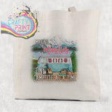 Making memories one campsite at a time Cotton Tote Bag