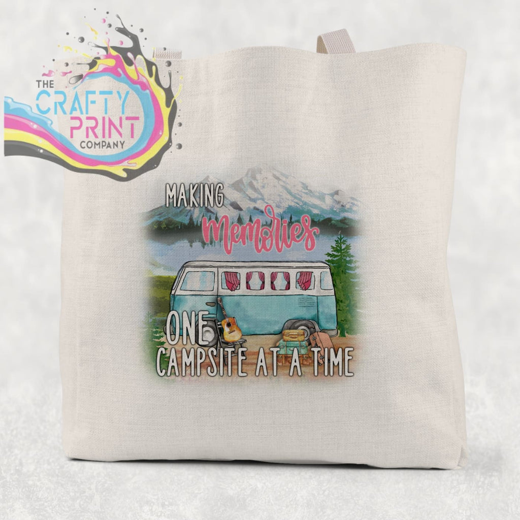 Making memories one campsite at a time Cotton Tote Bag -