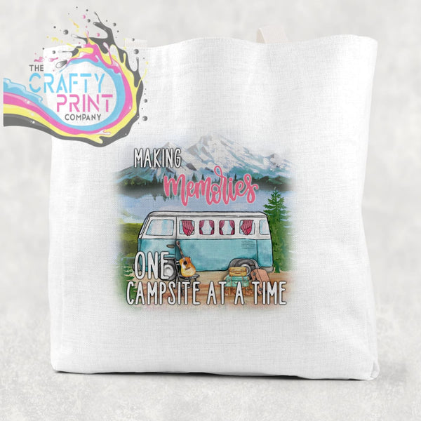 Making memories one campsite at a time Cotton Tote Bag -