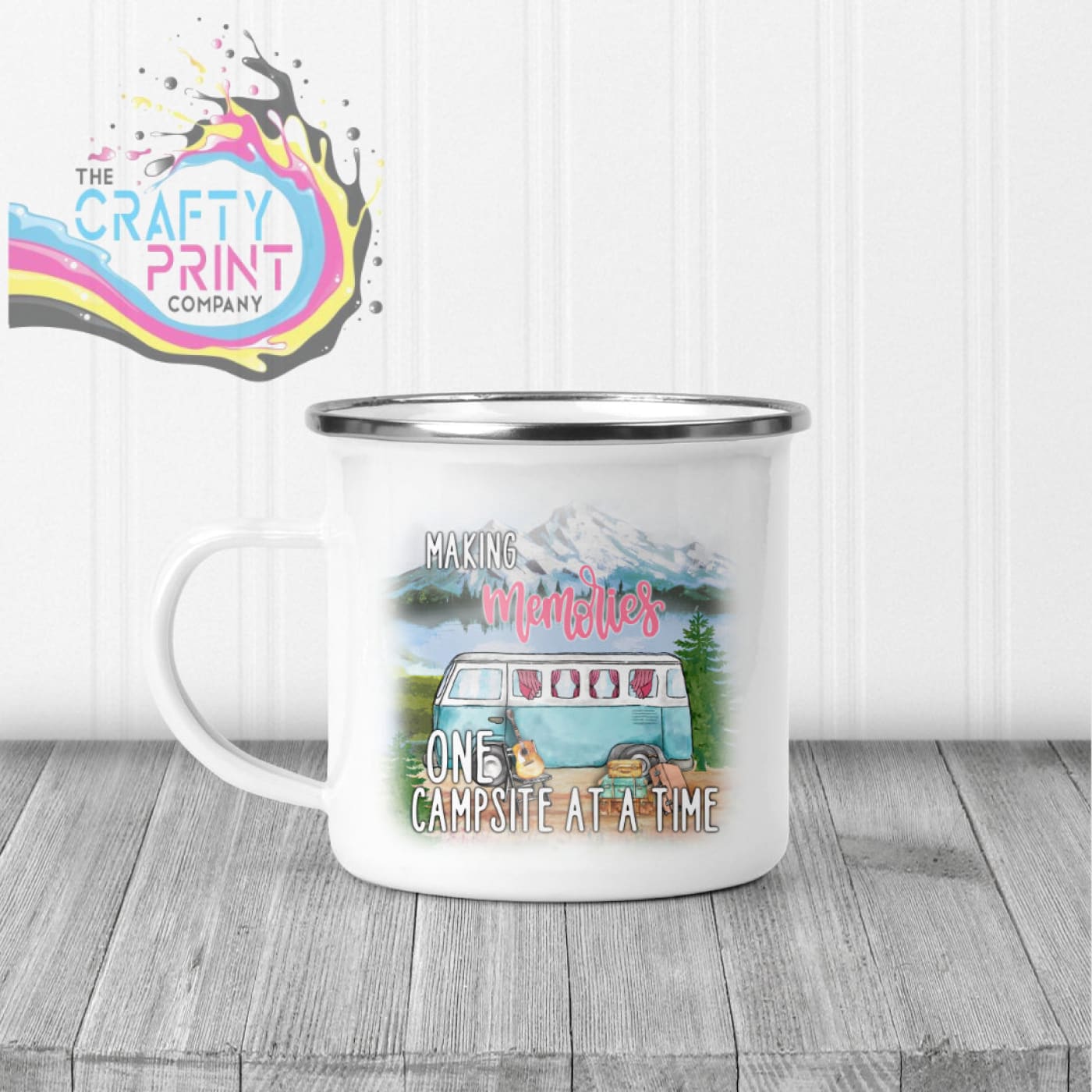 Making memories one campsite at a time Mug - Enamel - Mugs