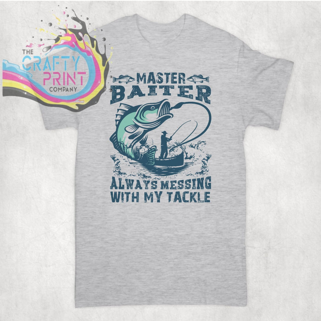 Master Baiter T-shirt - Grey - Shirts & Tops