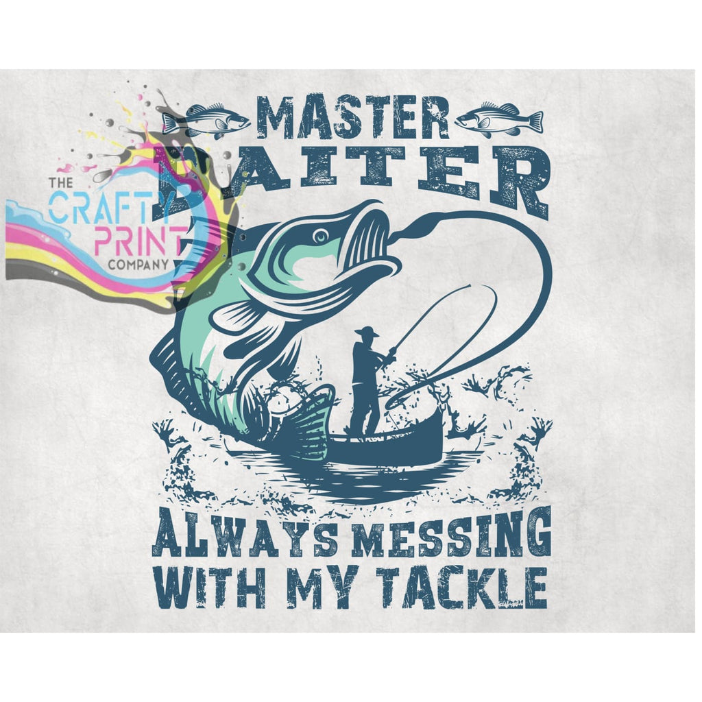 Master Baiter T-shirt – The Crafty Print Company