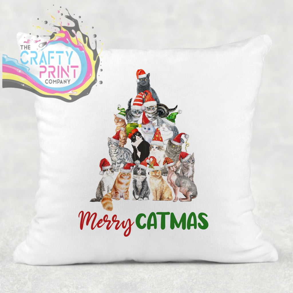 Merry Catmas Cushion - Chair & Sofa Cushions