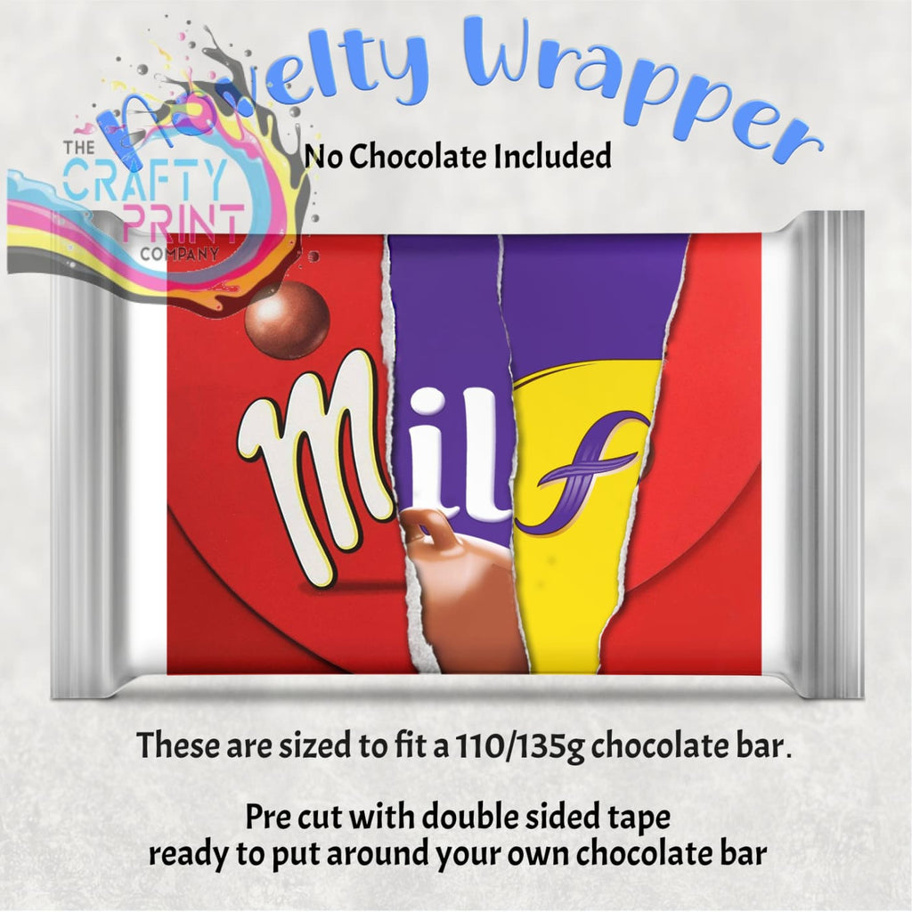 Milf Chocolate Bar Wrapper - Gift Wrapping