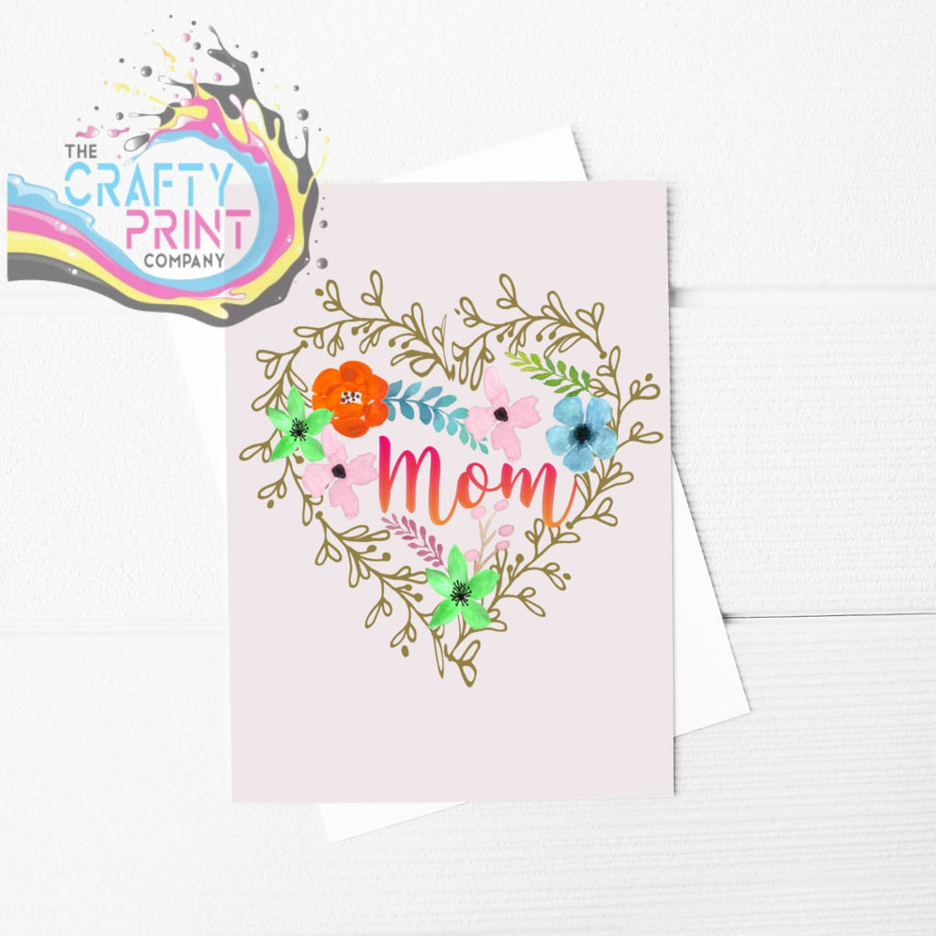 Mom A5 Card & Envelope - Greeting Note Cards