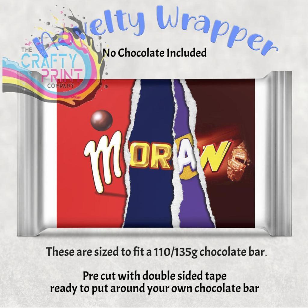 Moran Chocolate Bar Wrapper - Gift Wrapping