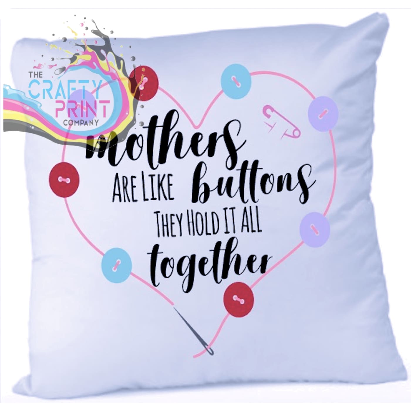 Mother’s are like buttons Cushion - Chair & Sofa Cushions