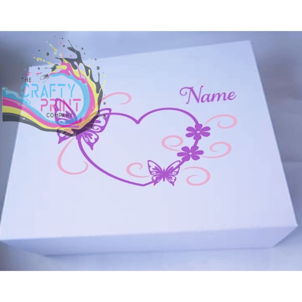 Mother’s Day Personalised Box Vinyl Sticker - Black